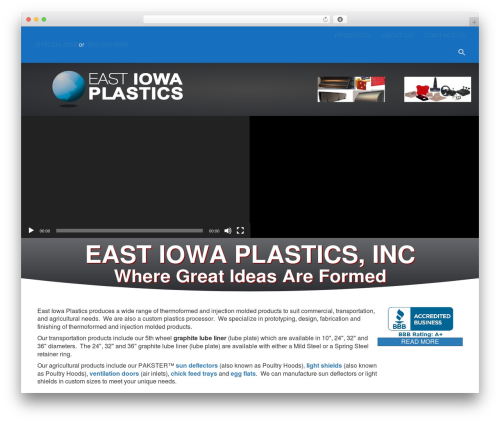 Beaver Builder Theme WordPress theme design - eastiowaplastics.com