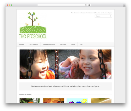 Beta premium WordPress theme - thepreschool.com