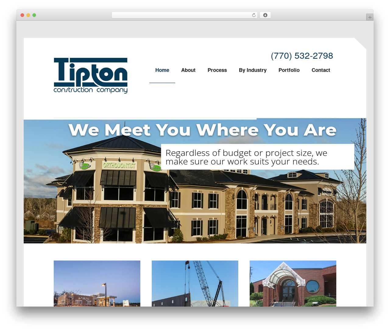 Better WordPress theme - tiptonconstruction.com