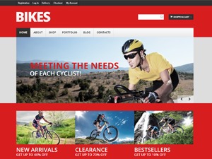 bikes WordPress theme by The 7up WordPress Team