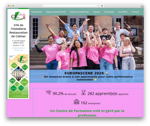 CFA theme WordPress - cfahotrest-colmar.com