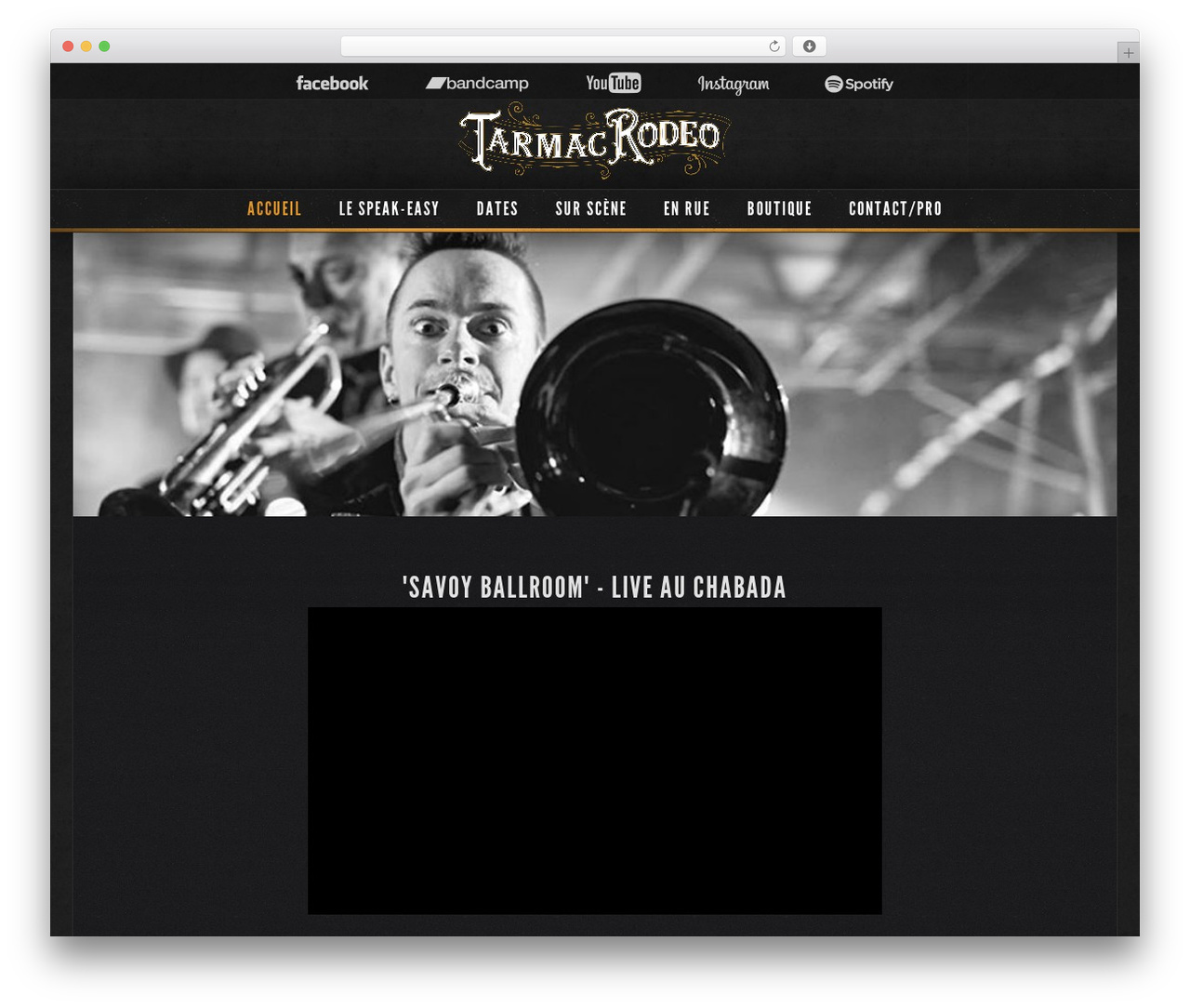 Dark N Gritty Evolved WordPress theme - tarmac-rodeo.com