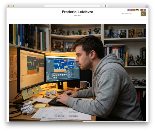 Esteem WordPress theme - fredericlefebvre.com