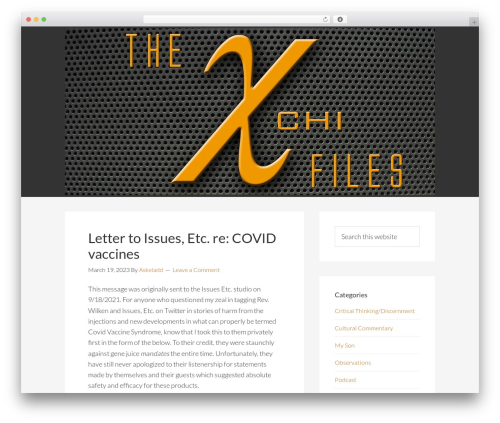 Genesis Sample Theme theme WordPress - thechifiles.com