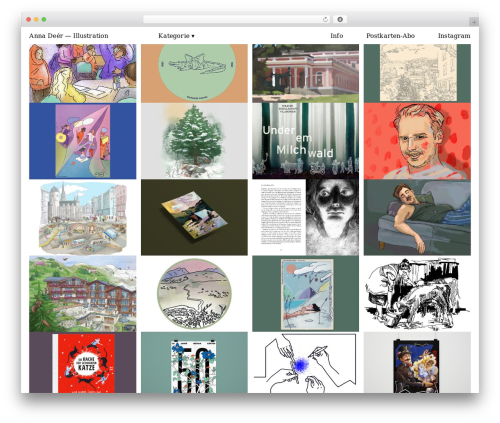 Visual elements WordPress plugin - annadeer.ch
