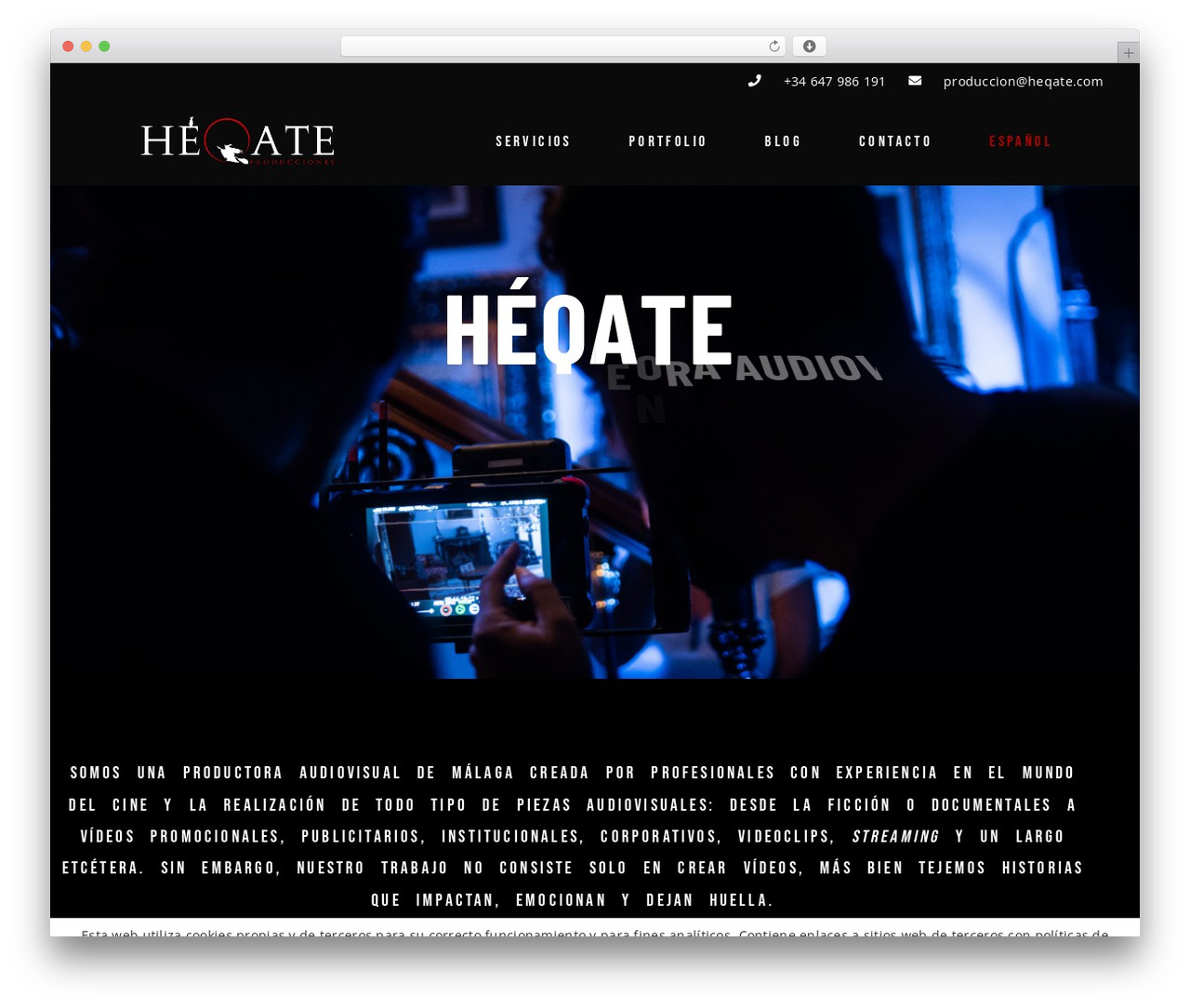 Pelicula WordPress theme - heqate.com