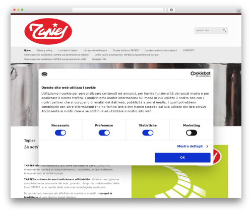 Replete theme WordPress - tapies.it