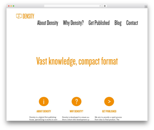 Starkers WordPress theme - thedensity.com
