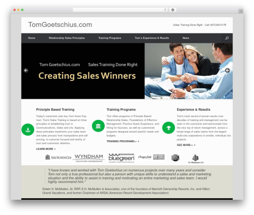 Theme WordPress Vantage Premium - tomgoetschius.com