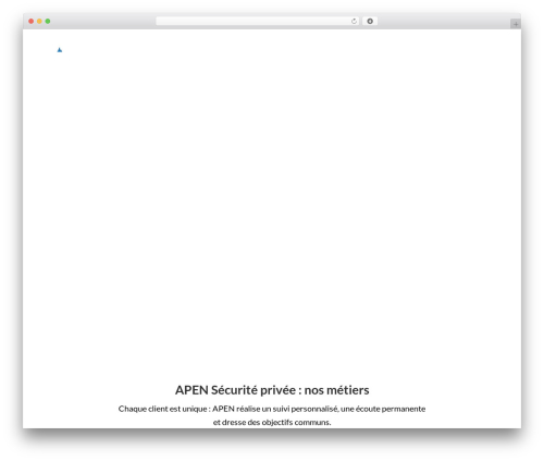WordPress theme Bridge - apen.fr