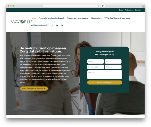 WordPress theme Divi - wayoflijf.nl