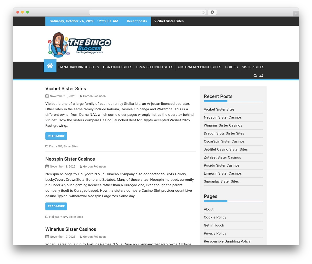 WordPress theme SuperMagPro - thebingoblogger.com WordPress theme SuperMagPro - thebingoblogger.com