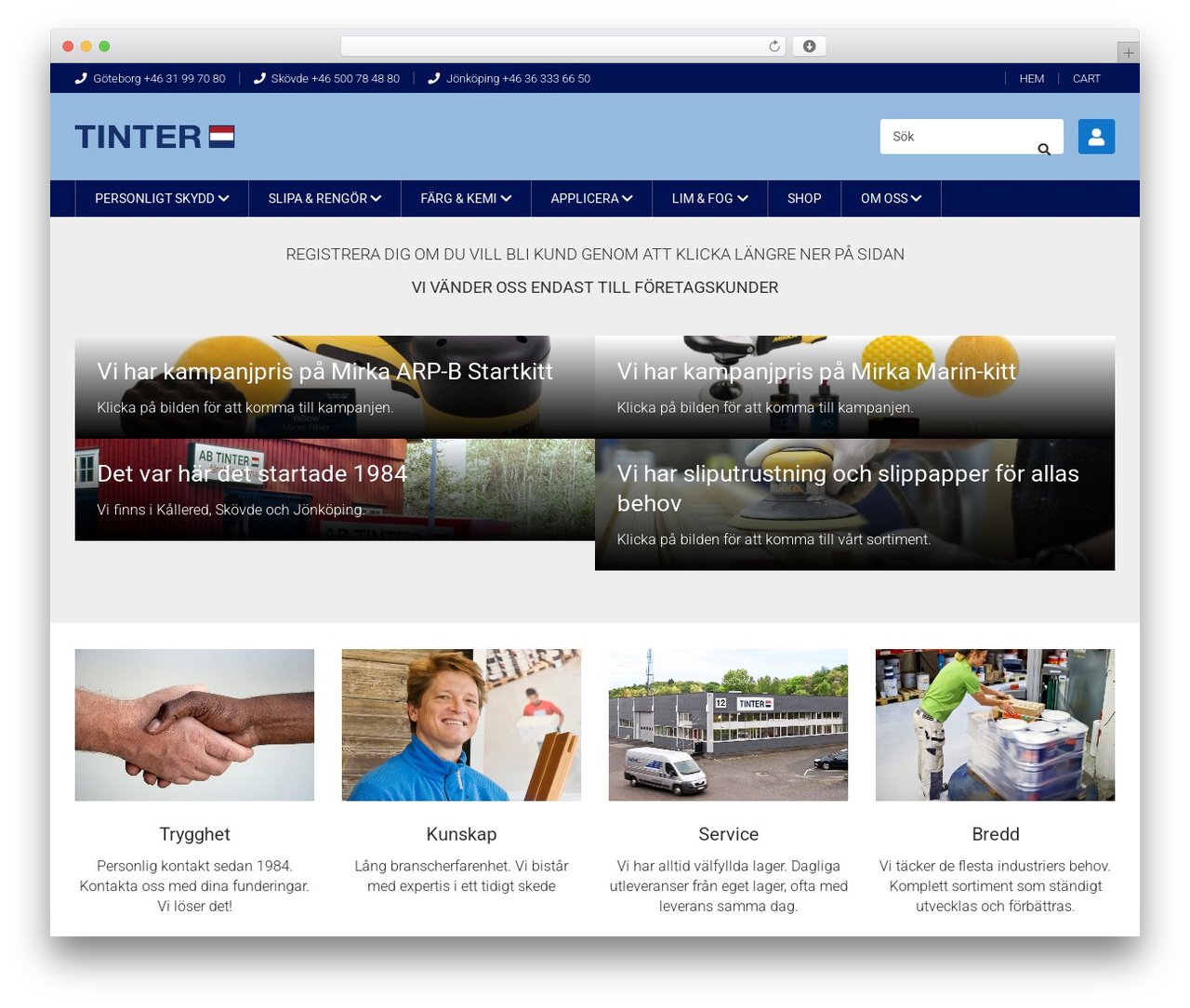 WordPress theme Tinter - tinter.se WordPress theme Tinter - tinter.se