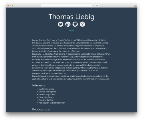 WordPress website theme Decode - thomas-liebig.eu