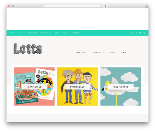 Harper newspaper WordPress theme - lottamagazine.com