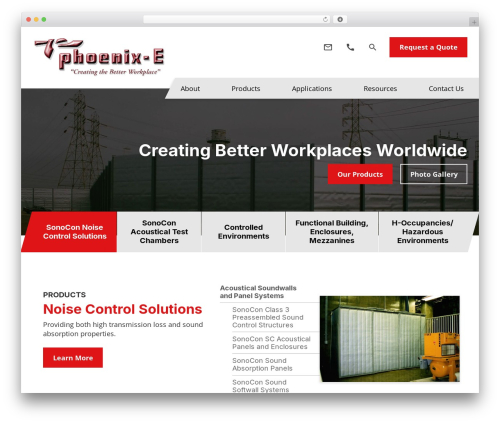 Phoenix-E Default Theme WP theme - phoenix-e.com