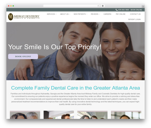 Reach Local WordPress website theme - midwayfamilydentistry.com