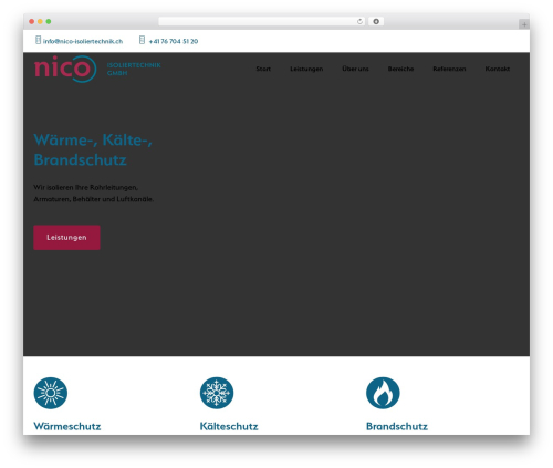WordPress theme Deem - nico-isoliertechnik.ch