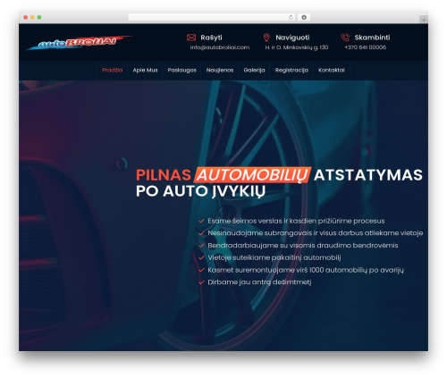 WordPress theme EnginX - autobroliai.com