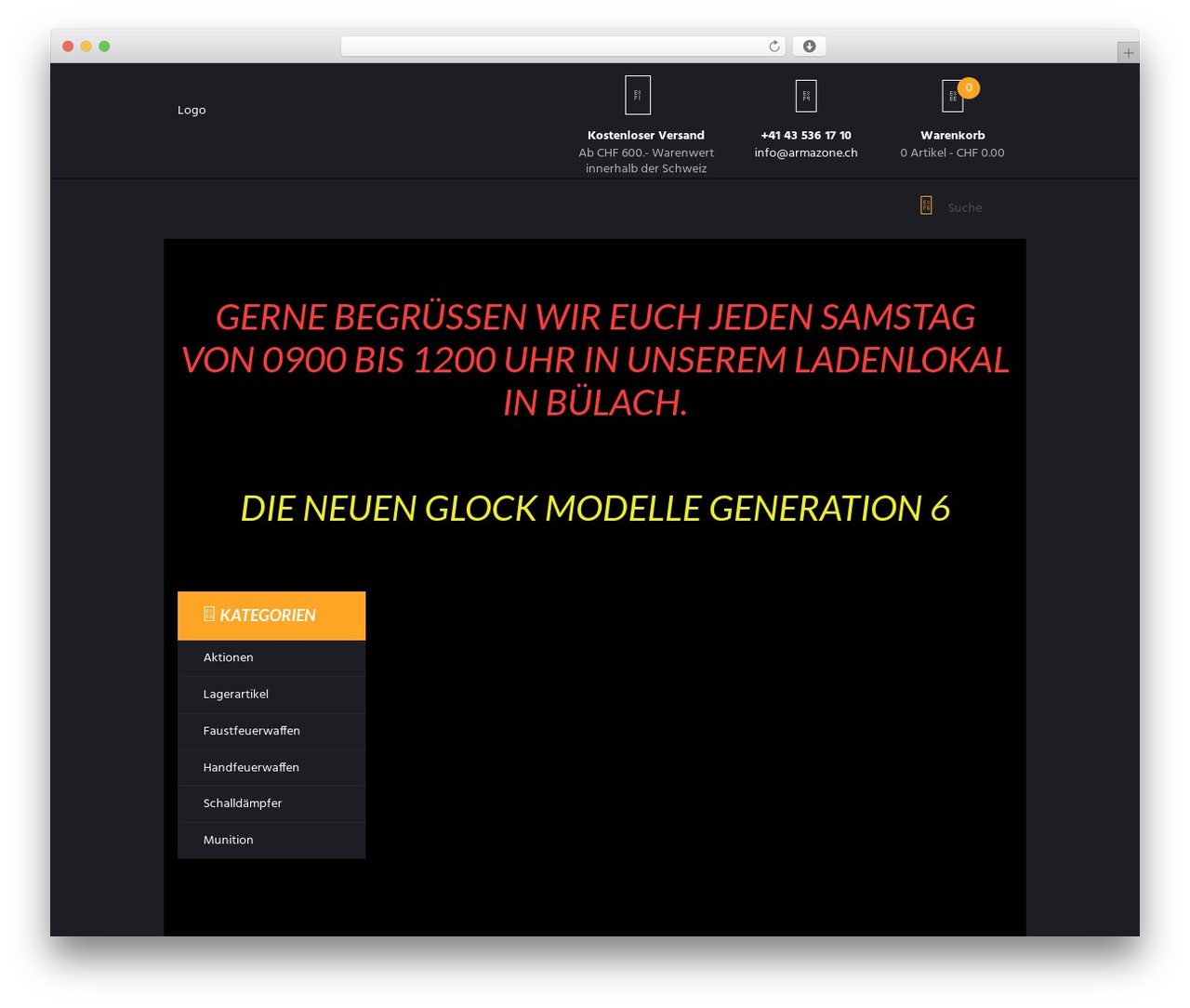 WordPress theme Kingler Theme - armazone.ch