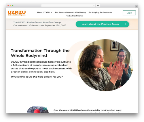 WordPress theme Thrive Theme Builder - uzazu.org