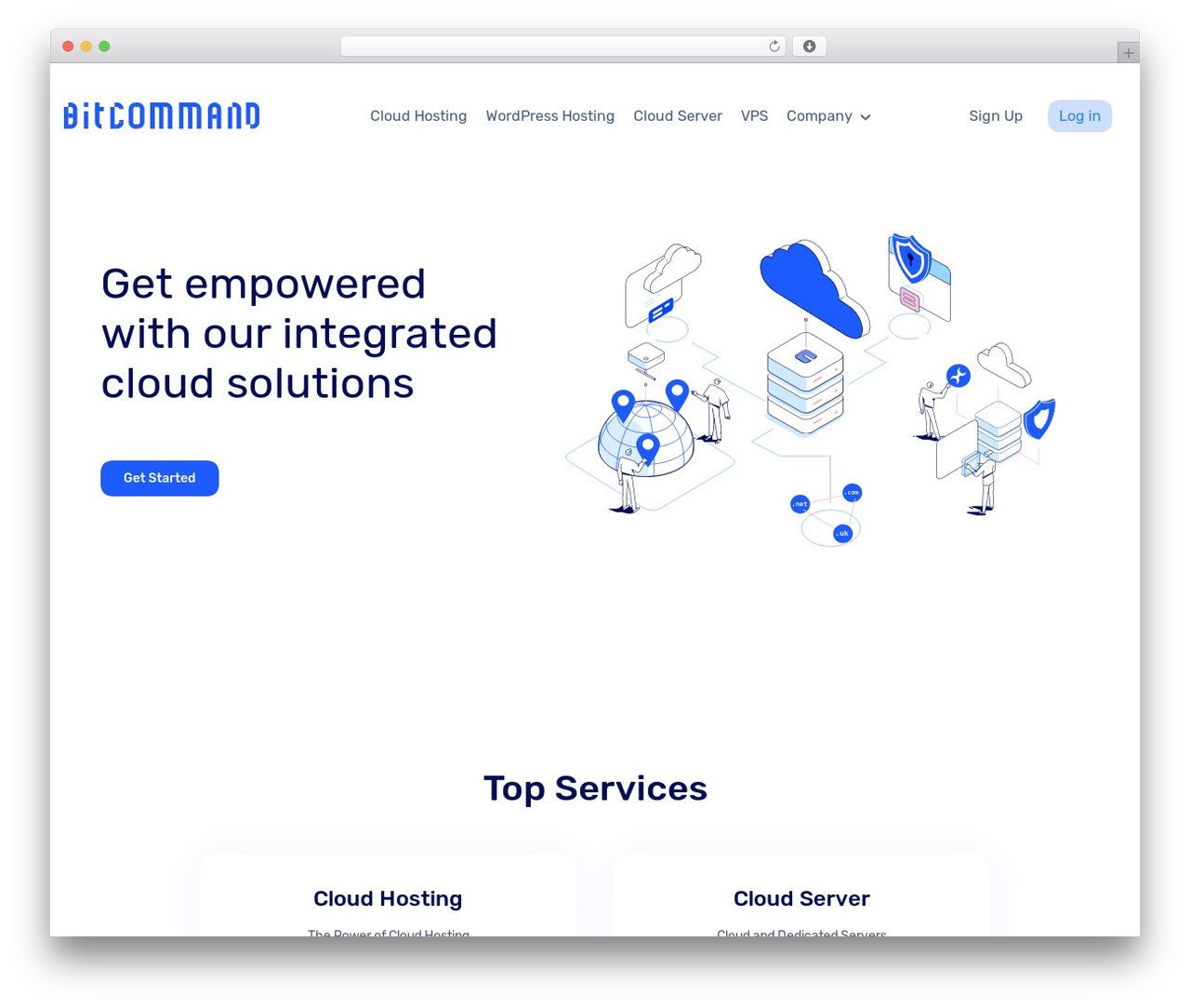Bit Command WordPress page theme - bitcommand.com