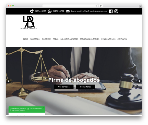 Elegante WP theme - labfirmadeabogados.com