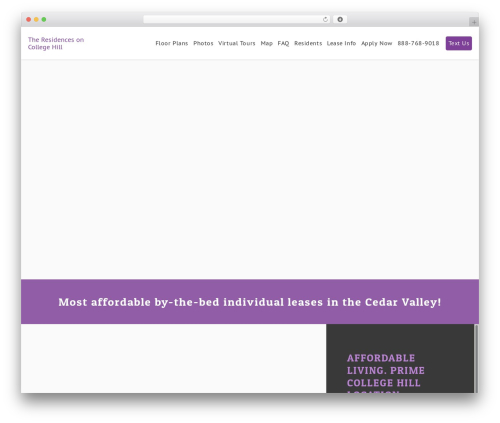 Nectar theme WordPress - hiddenvalleyaptsuni.com