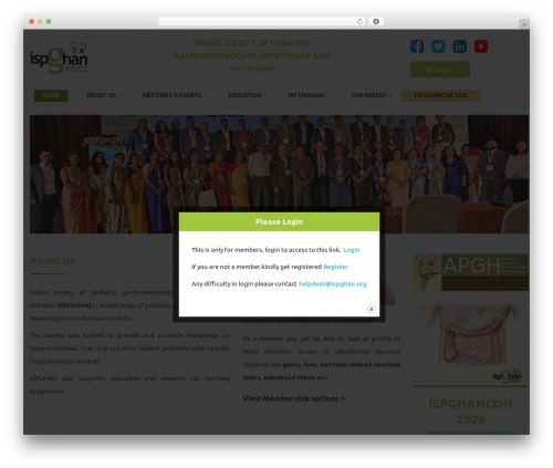 Theme WordPress Complex - ispghan.org