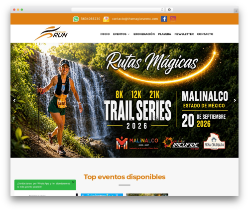 Theme WordPress Elegante - themagicrunmx.com