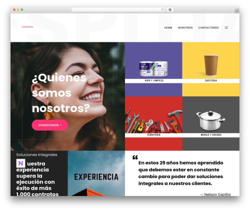 Theme WordPress Limerick - solucionesespitia.com