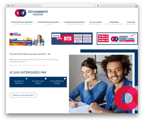Uncode theme WordPress - www.ccicharente-formation.fr