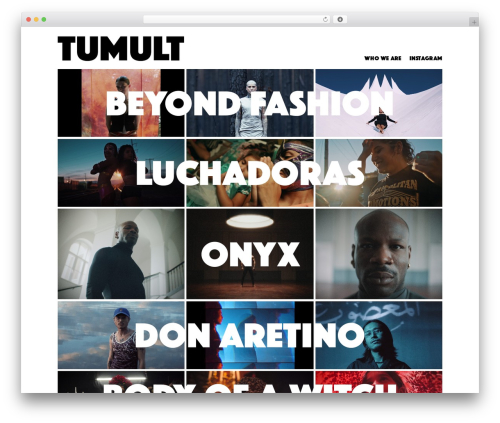 web3000 Theme WP theme - tumultfilm.com