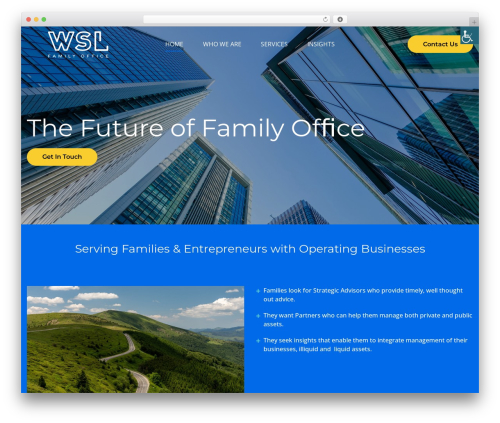 WordPress theme WLS - wslfamilyoffice.com