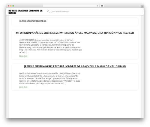 Adsenseitheme top WordPress theme - hevistodragonesconpatasdeconejo.com