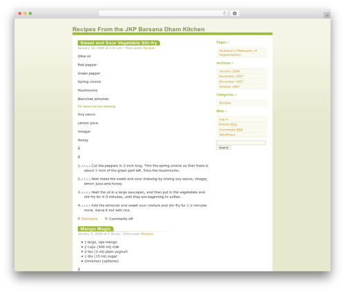 Almost Spring theme WordPress - jkpbarsanadham.com