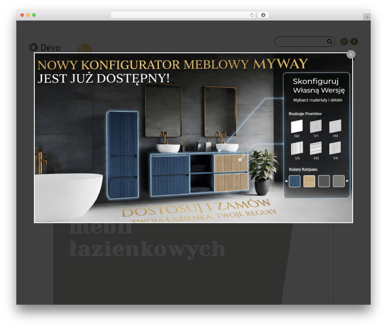 Devo theme WordPress website theme - devo.pl