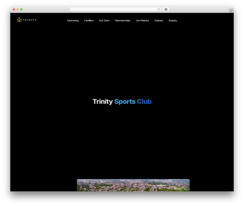 England Korfball Website WordPress theme design - trinitysportsclub.co.uk