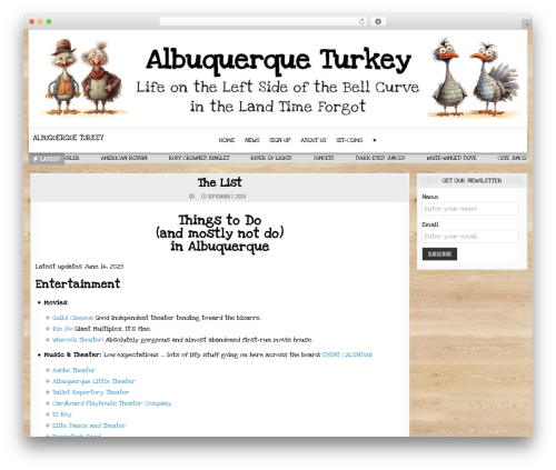 Theme WordPress GridView PRO - albuquerqueturkey.com