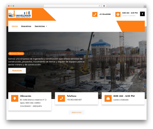 Theme WordPress Industryup - invelmar.com