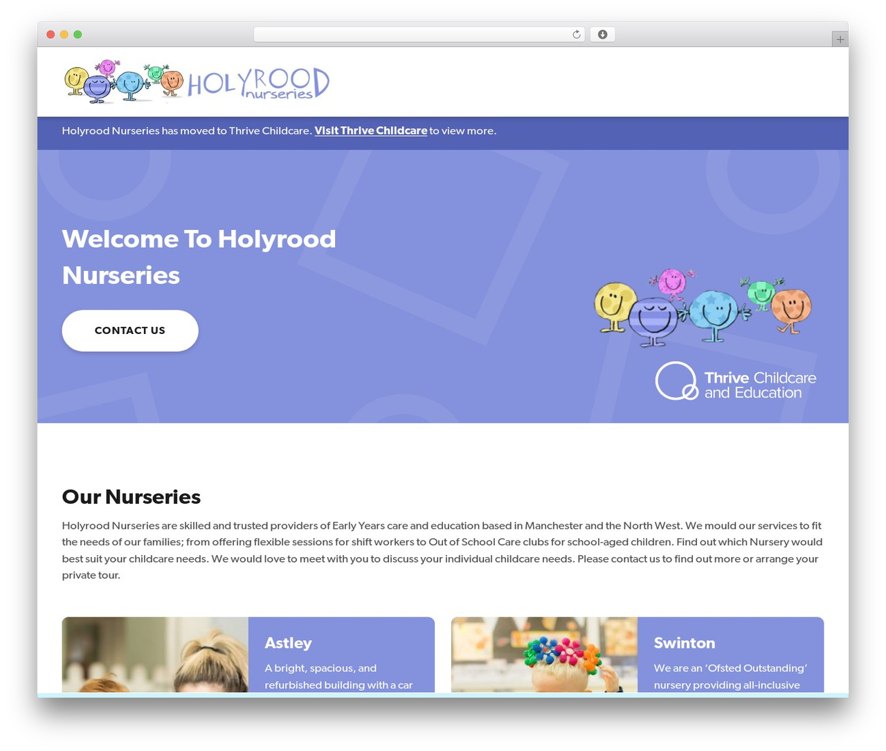 Theme WordPress Thrive - holyrood-nurseries.co.uk