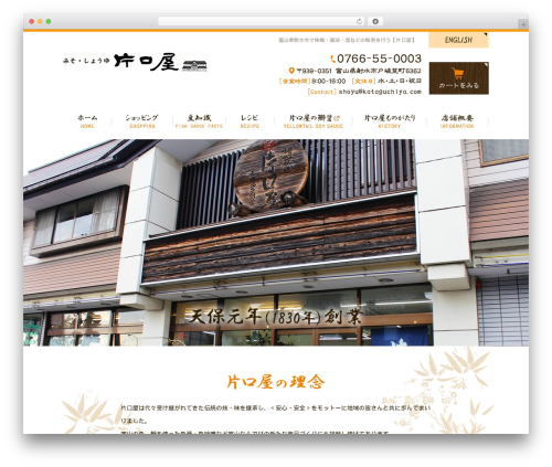 Custom article WordPress plugin - kataguchiya.com