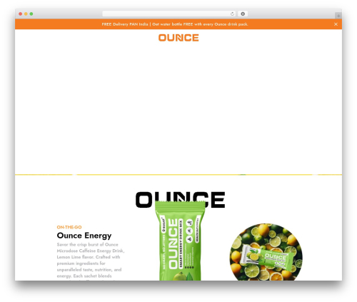 WordPress theme Celsius - drinkounce.com