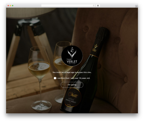 Age checker WordPress plugin - champagne-verlet.com