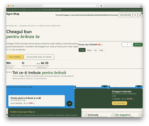 Bricks WordPress theme - agro-shop.ro