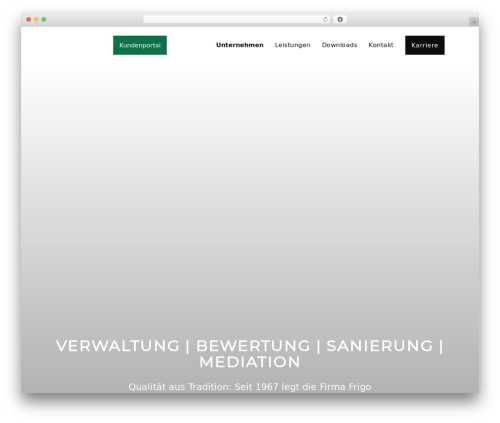 dev theme WordPress - frigo.at