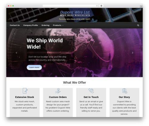 Component shortcodes WordPress plugin - dupontwire.com