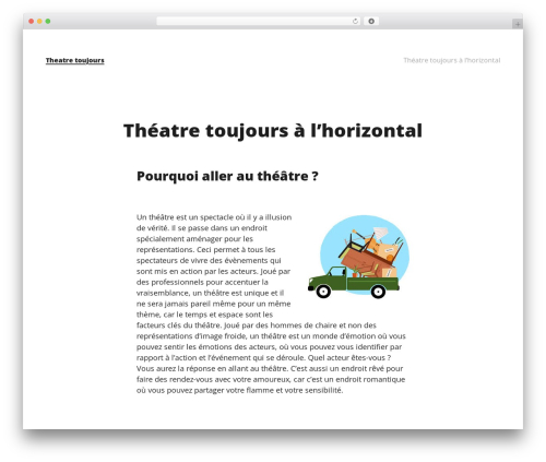 Integer free WP theme - theatretoujoursalhorizon.com