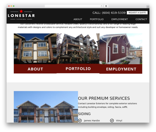 Net360 Theme theme WordPress - lonestarexteriors.ca