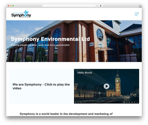 WordPress theme BFI WordPress Theme - symphonyenvironmental.com